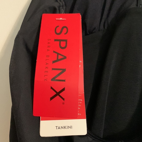 SPANX - Black Ruched Halter Tankini Top - Picture 5 of 8